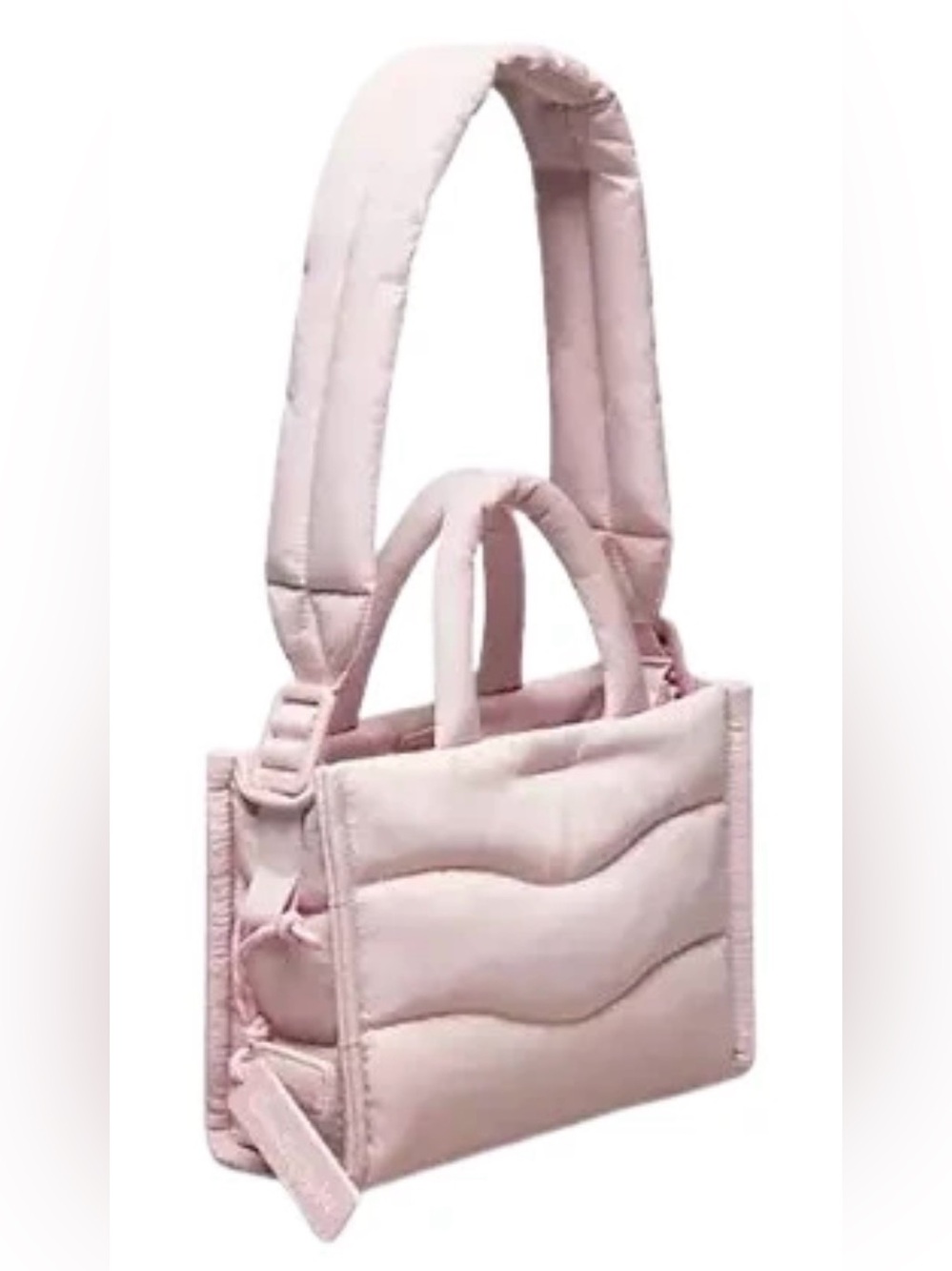 Coach coachtopia mini loop pink puffer puffy tote bag purse crossbody eco recycl - Picture 2 of 16